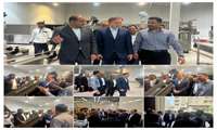 حضور استاندار بوشهر درشهرستان عسلویه وبازدید از دو کارخانه صنعتی